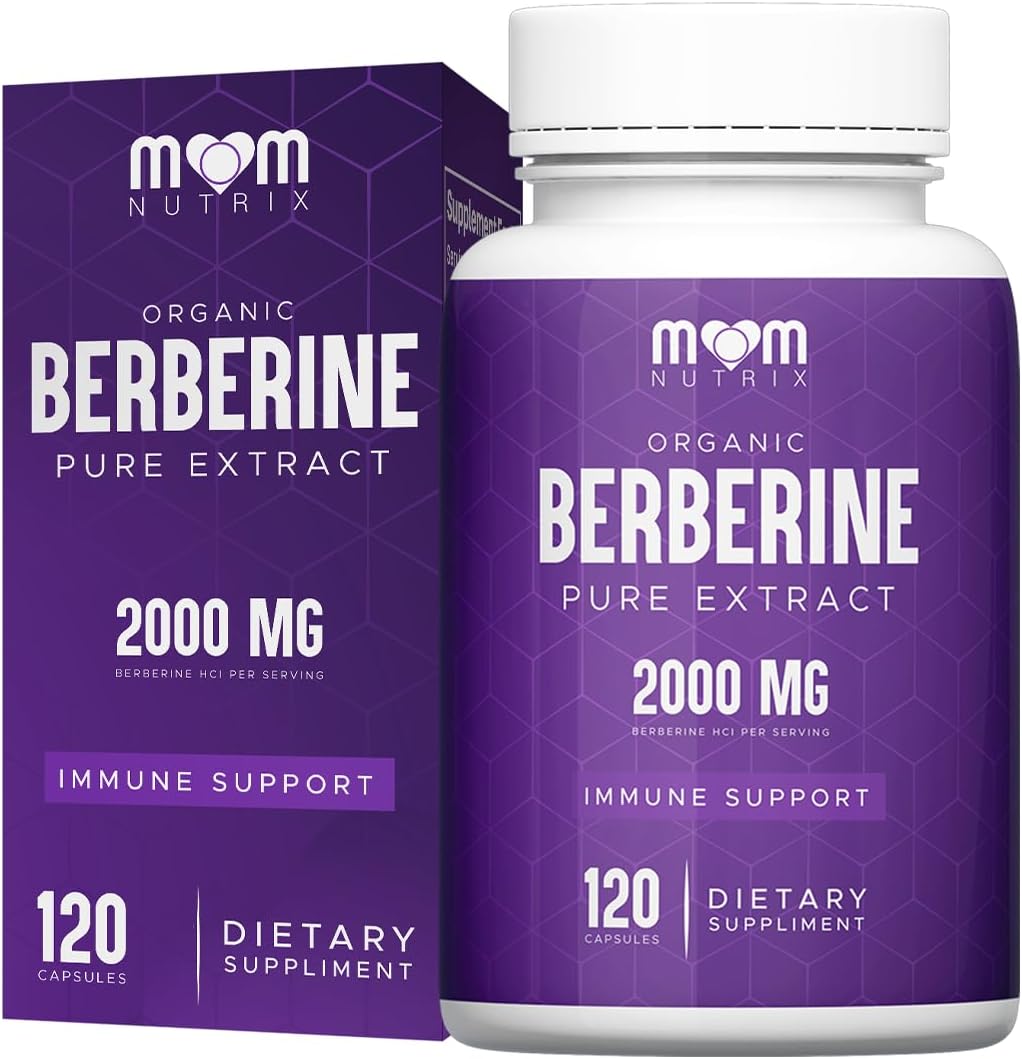 THE MONK Organic Berberine Extract 2000mg - Vegan, Non-GMO Herbal Supplement - 120 Capsules - görsel 1