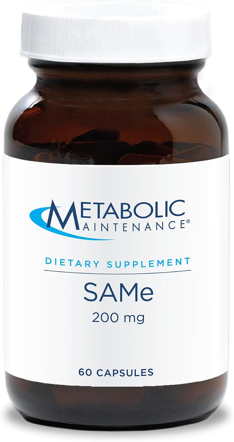 Metabolic Maintenance SAMe 200 mg – Methyl Donor – Supports Mood, Joint & Liver Health – Acid-Resistant Capsules – 60 Capsules - görsel 1