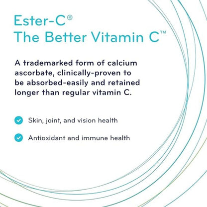Sisu Ester-C 500 mg Orange Chewable Tablets, 90 Tablets