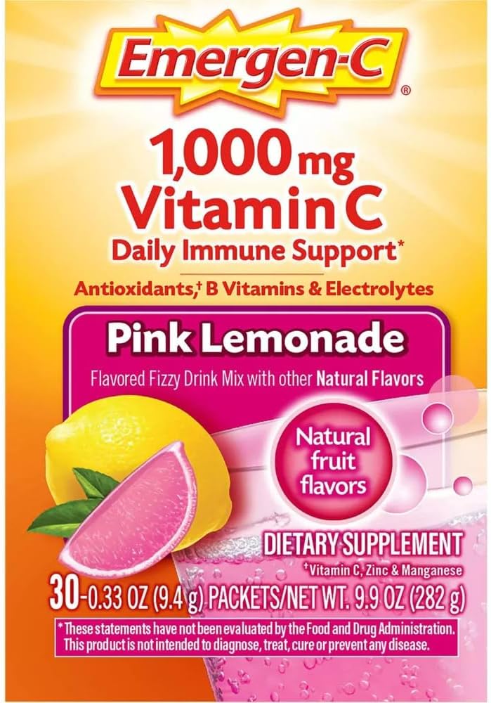 Emergen C Pink Lemonade 30 Sachets - görsel 1