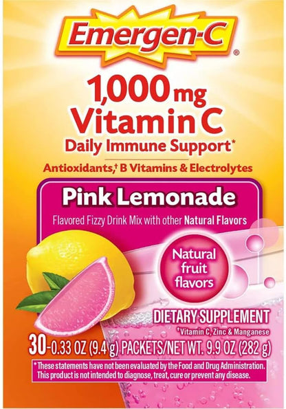 Emergen C Pink Lemonade 30 Sachets