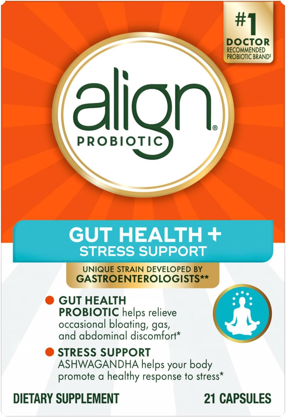 Align Digestive De-Stress Probiotic, 21 Capsules - görsel 10