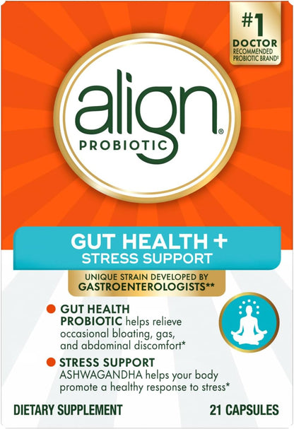 Align Digestive De-Stress Probiotic, 21 Capsules