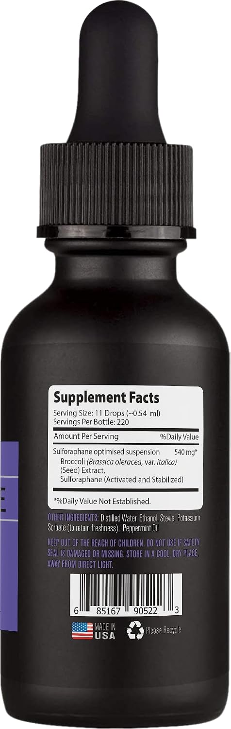 Lyfetrition Activated & Stabilised Sulforaphane – 540mg, 118ml Liquid, 220 Servings - görsel 2