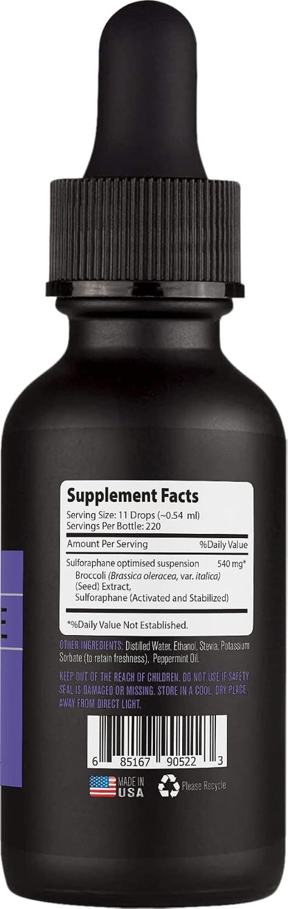 Lyfetrition Activated & Stabilised Sulforaphane – 540mg, 118ml Liquid, 220 Servings