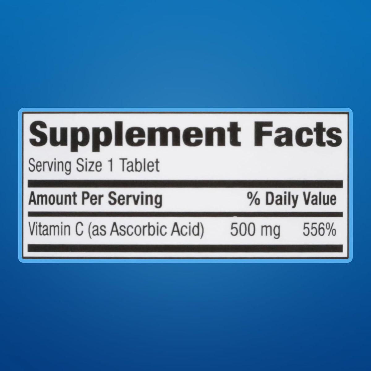 MAJOR Vitamin C-500 mg Ascorbic Acid Tablets – 300 Count - görsel 8