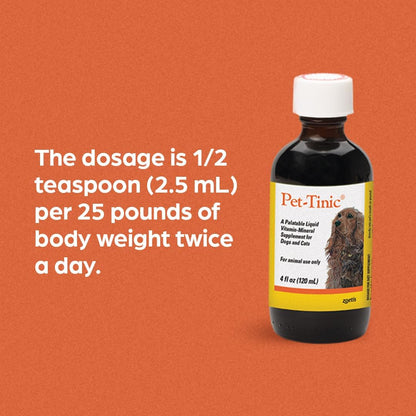 Liquid Vitamin-Mineral Supplement for Dogs & Cats, Beef Liver Flavour, 118 ml