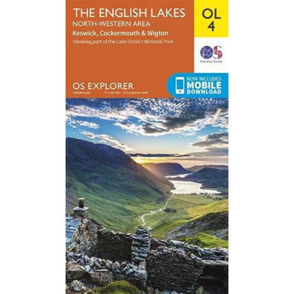 Lake District OS Explorer Map OL4 – The English Lakes: North Western Area – Keswick, Cockermouth & Wigton