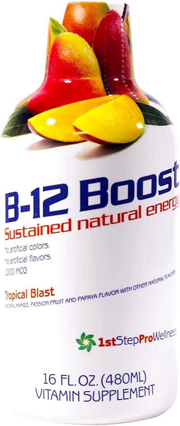 1st Step Liquid B-12 Tropical Blast – 473 ml - görsel 1