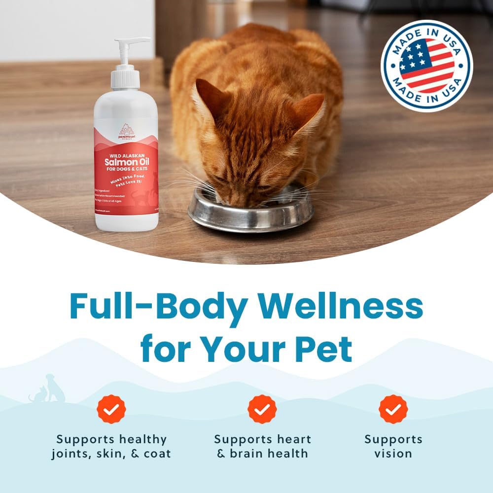 Wild Alaskan Salmon Oil for Cats and Small Dogs – Pure and Premium, 473 ml - görsel 7