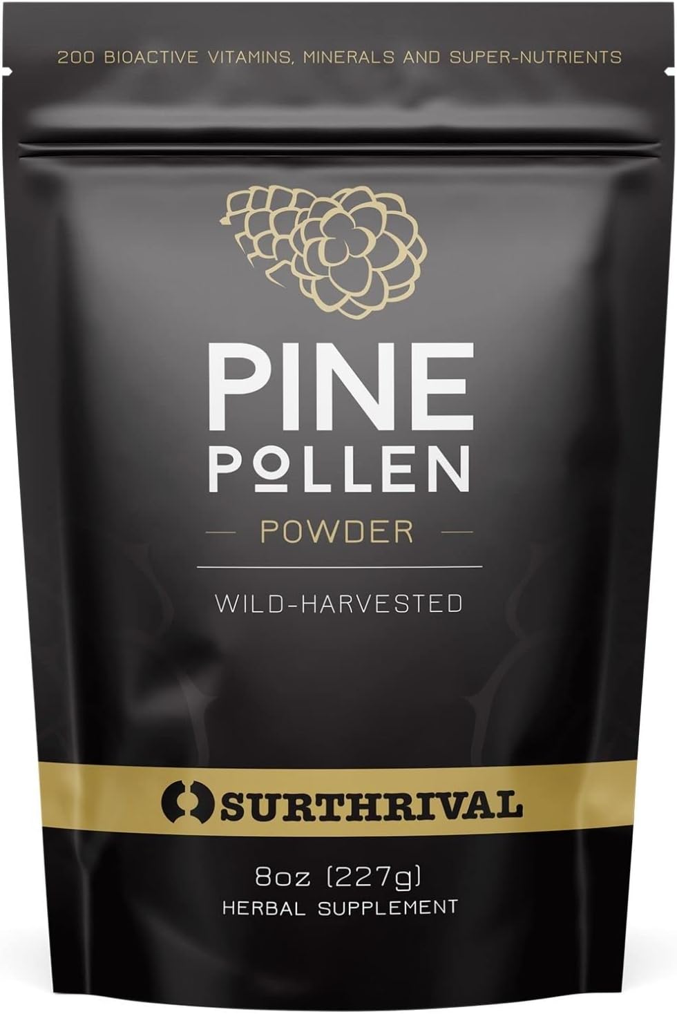 Surthrival Pine Pollen Powder (227g) - Wild Harvested - görsel 1