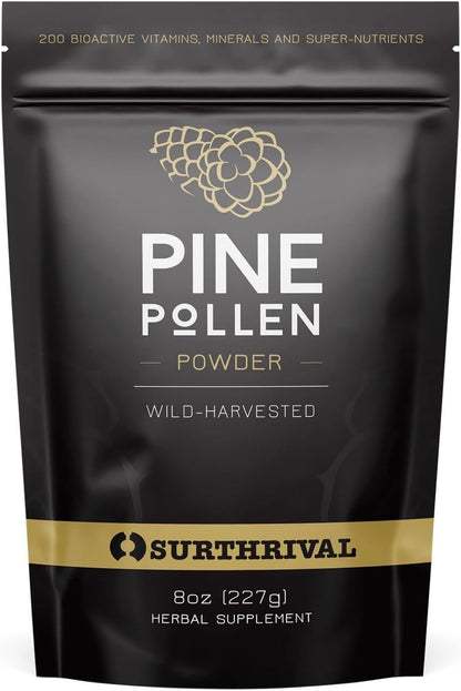 Surthrival Pine Pollen Powder (227g) - Wild Harvested