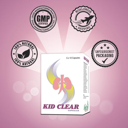 Kid Clear Capsules, 100 Capsules, Pack of 2 (50x2) | Traditional Herbal Supplement