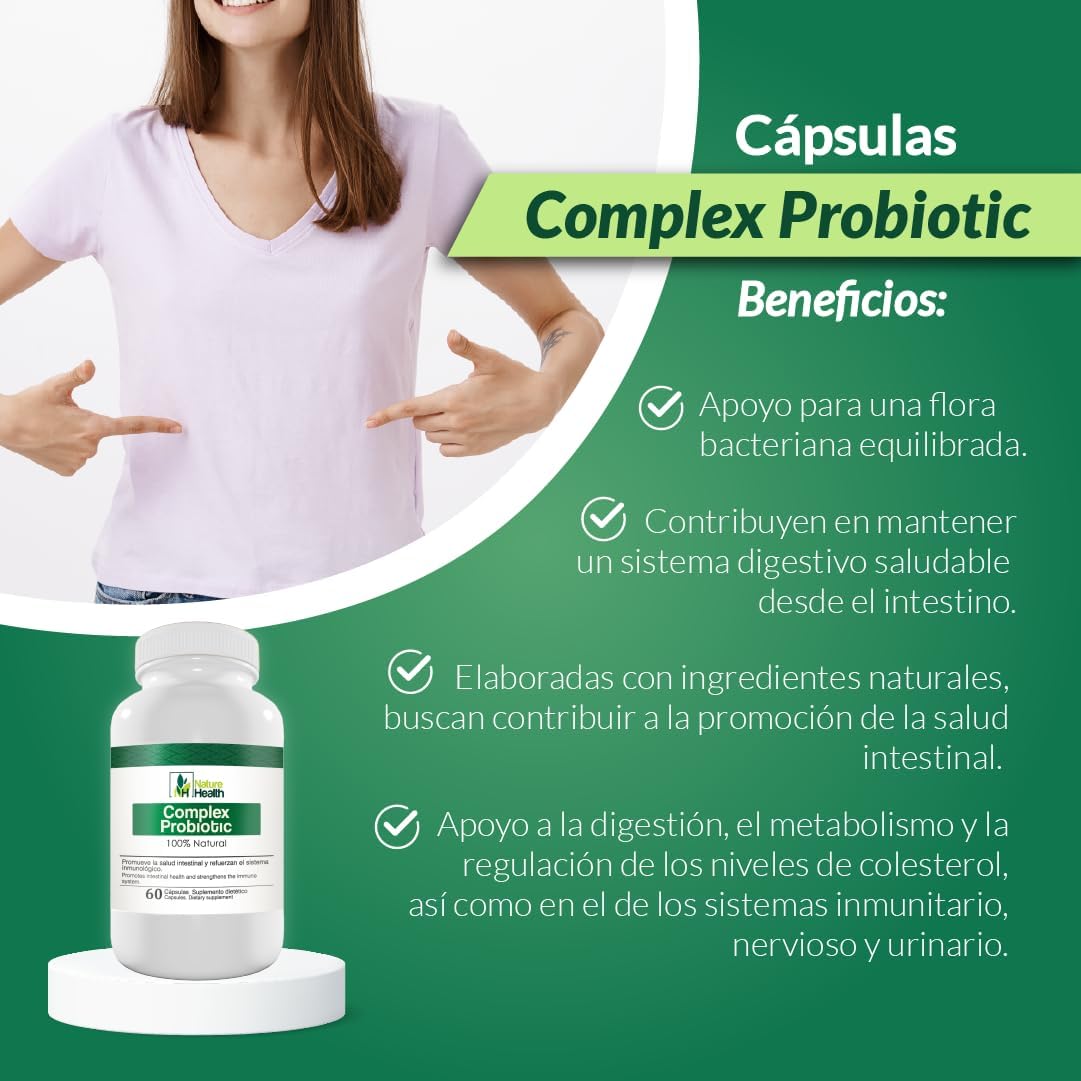 Complex Probiotic - Daily Probiotic Supplement with Bacillus coagulans - 60 Capsules - görsel 4