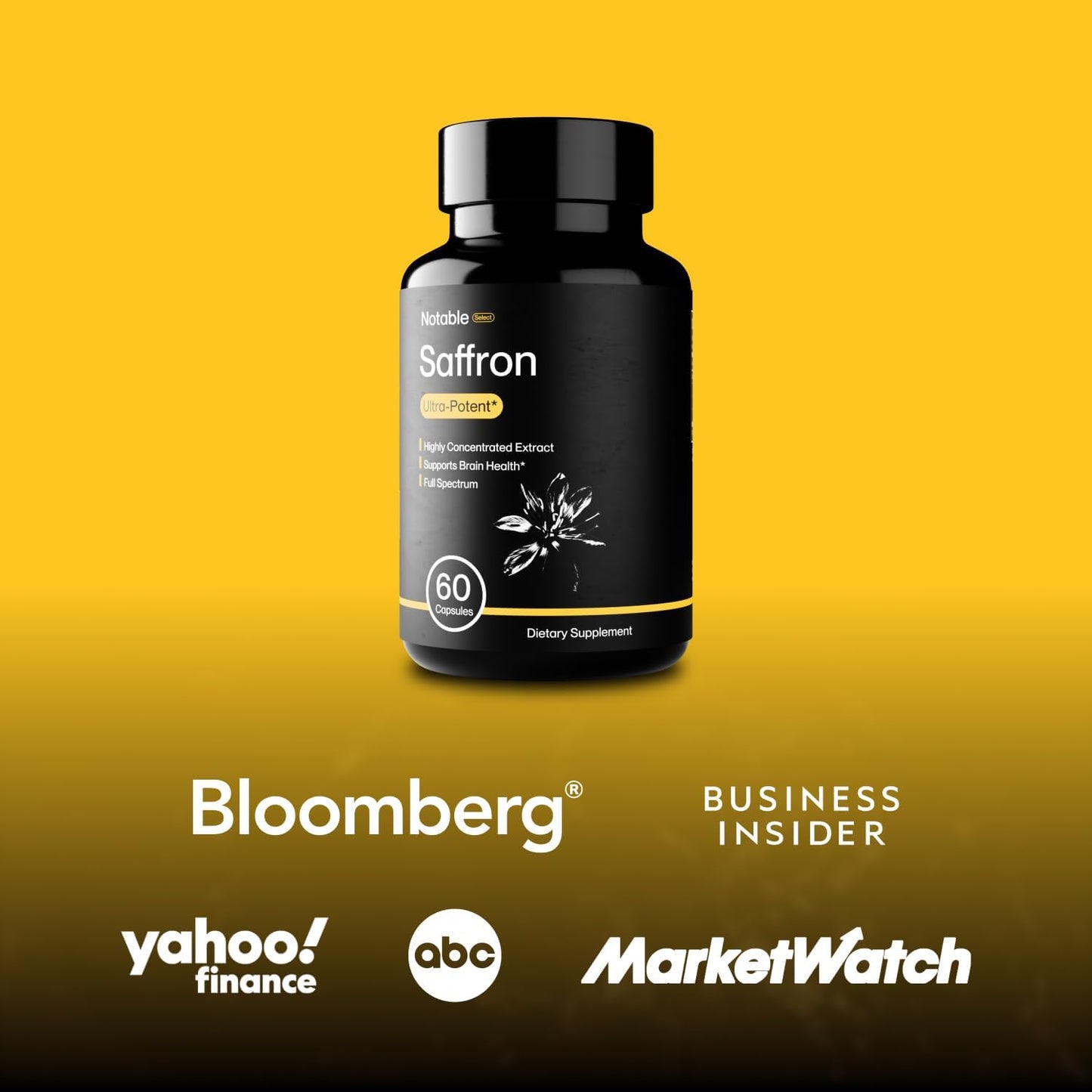 Notable Ultra-Potent Saffron Extract Capsules | 30mg | 60-Day Supply - görsel 7