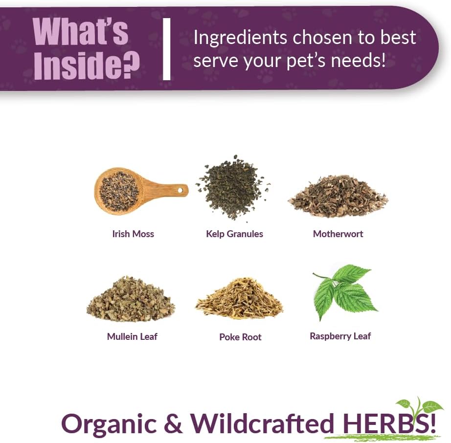 Amber NaturalZ TYD Thyroid Balance Herbal Supplement for Dogs, Cats, Birds, Guinea Pigs and Rabbits - görsel 3