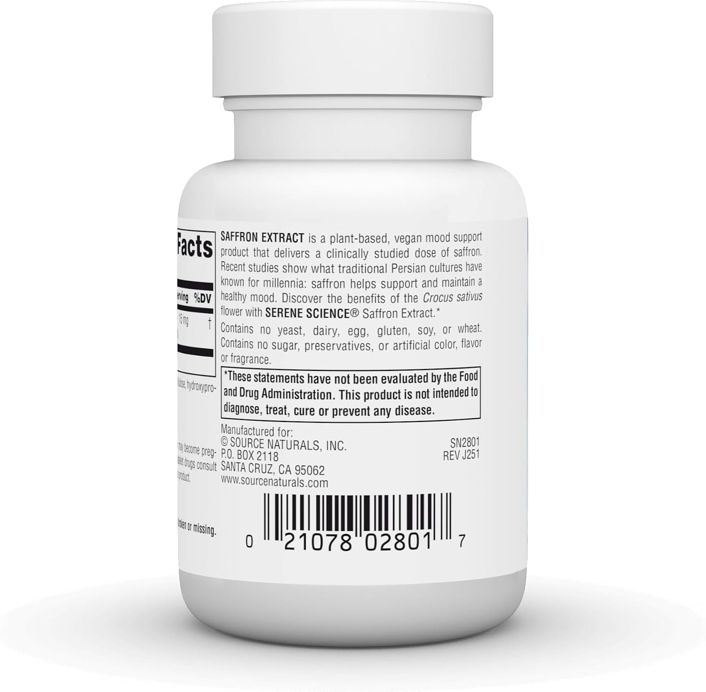 Source Naturals Serene Science Saffron Extract for Mood Support, 30 Tablets - görsel 3