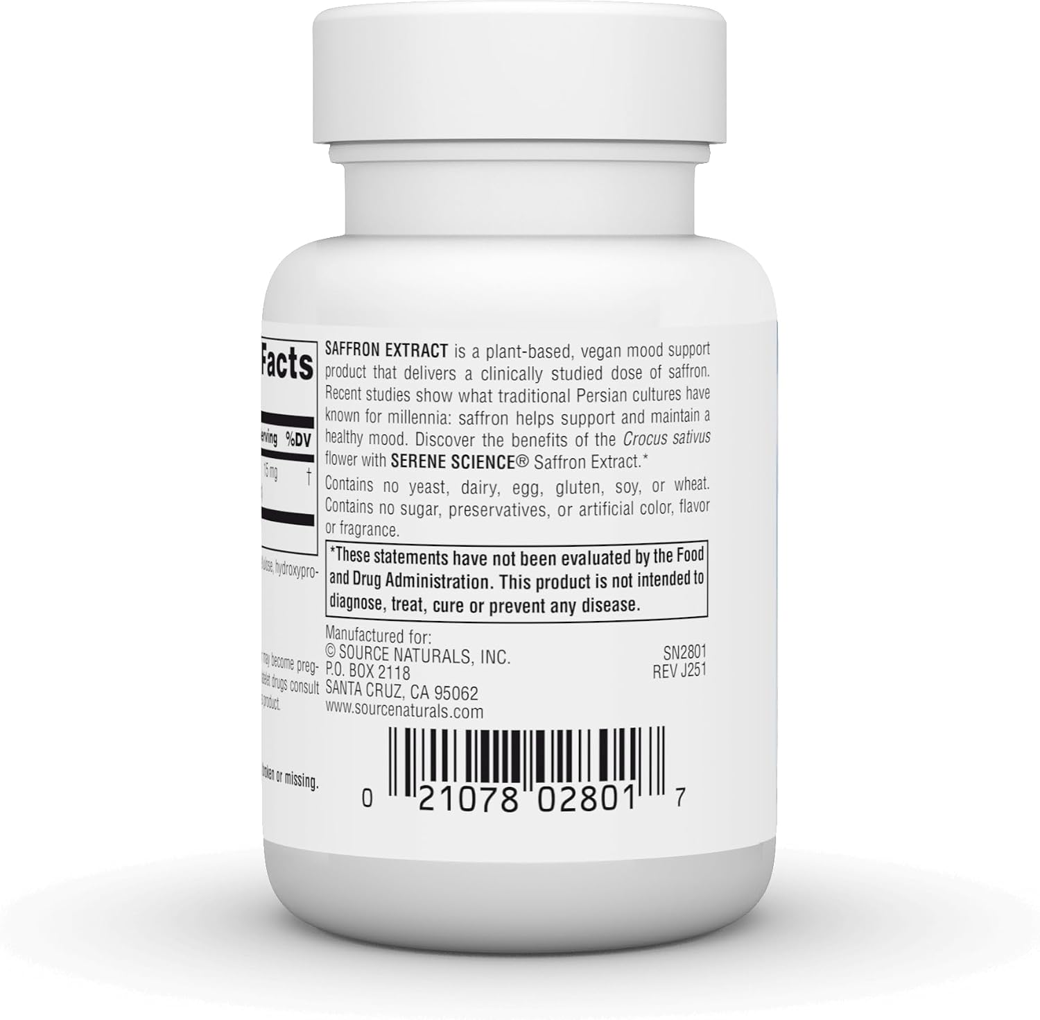 Source Naturals Serene Science Saffron Extract for Mood Support, 30 Tablets - görsel 3