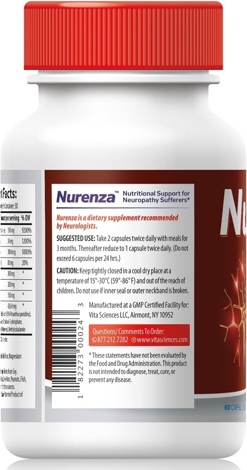 Vita Sciences Nurenza Nerve Support Supplement - görsel 7