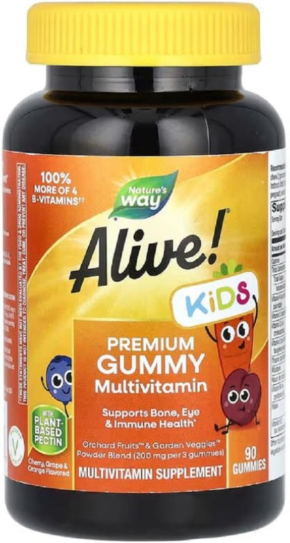 Nature's Way Alive! Kids Multivitamin Gummies, 90 Chews