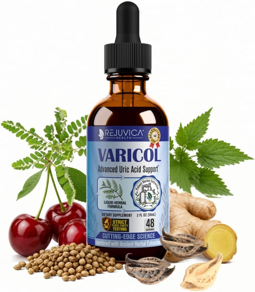 Varicol – Advanced Uric Acid Support Supplement – Liquid Formula – Tart Cherry, Chanca Piedra, Celery Seed, Ginger & More! - görsel 10