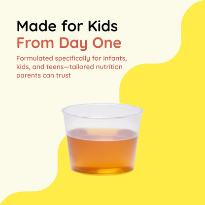 CHILDLIFE ESSENTIALS Liquid Vitamin C - Pure Vitamin C Liquid Supplement for Kids, Toddlers, & Babies, Immune System Support, Natural Orange Flavour - 4 Fl Oz (approx. 118 ml)
