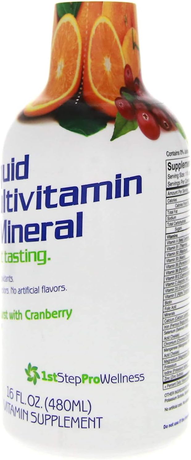 1st Step for Energy Liquid Multivitamin & Mineral Citrus Burst, 16 fl oz (473 ml) - görsel 6