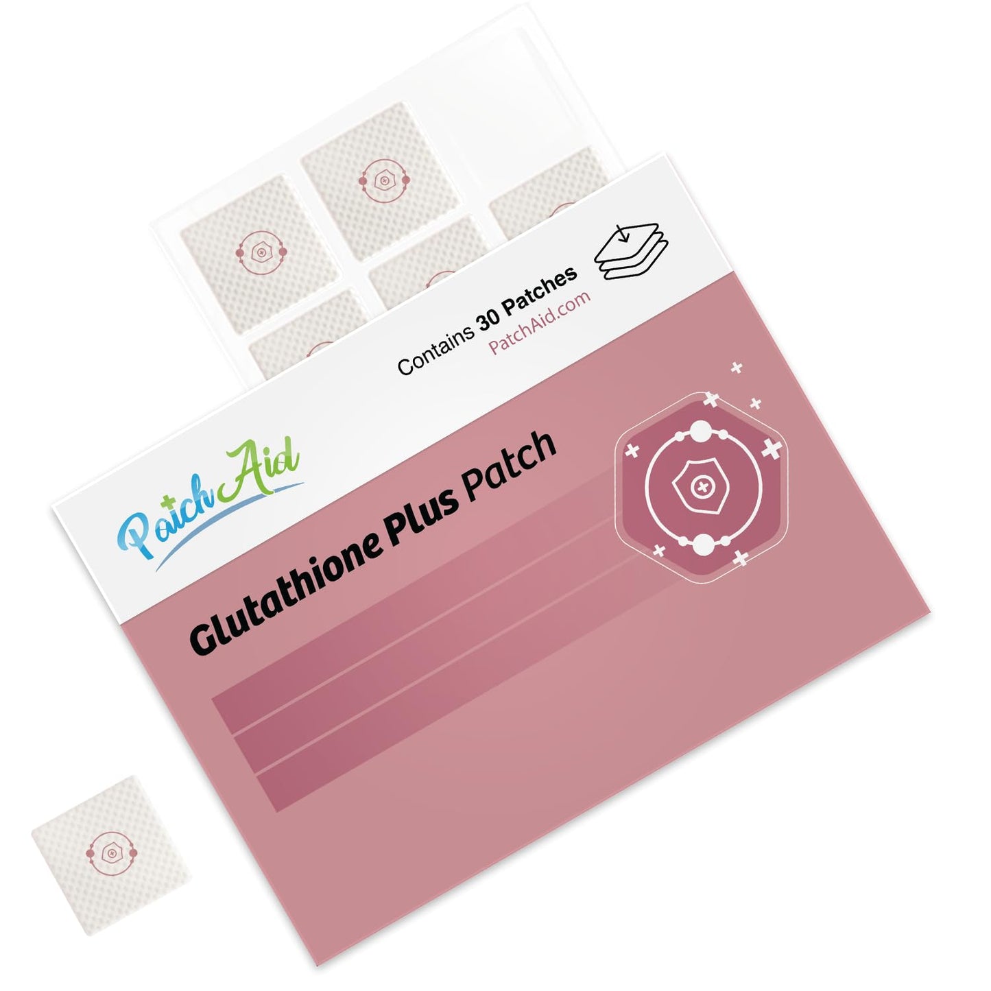 PatchAid Glutathione Plus Topical Patch – 100mg L-Glutathione with Milk Thistle, NAC, Vitamin C, Selenium & CoQ10 – Antioxidant & Liver Support – 30 Patches - görsel 2