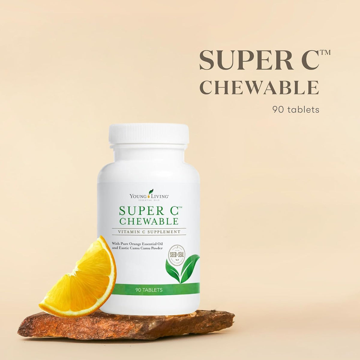 Young Living Super C Chewable Tablets – Vitamin C with Camu Camu, Acerola, and Rose Hip - görsel 2