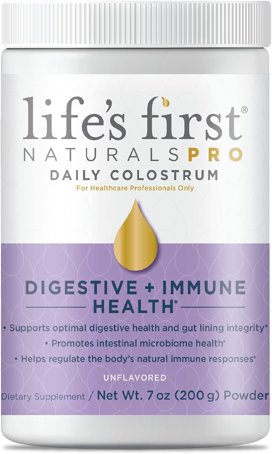 Life's First Naturals Pro Extra Strength Digestive + Immune Colostrum Powder for Adults - görsel 1