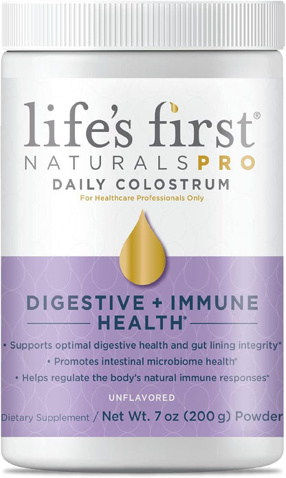 Life's First Naturals Pro Extra Strength Digestive + Immune Colostrum Powder for Adults
