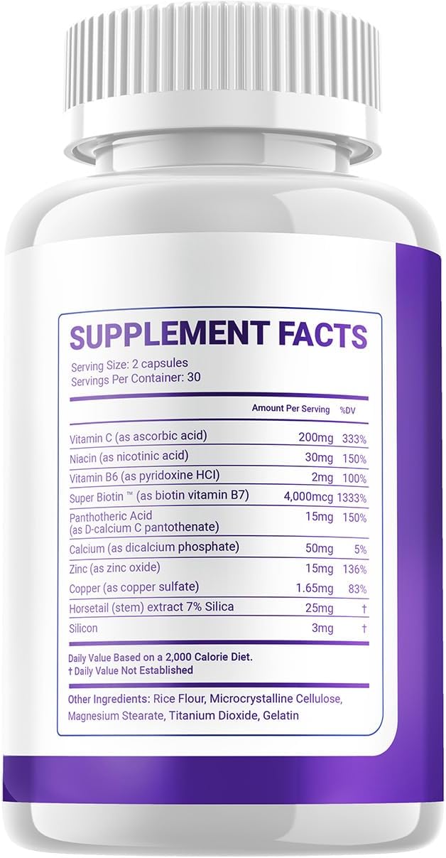 Supranail Capsules for Women and Men – Official Supra Nail Pills Formula for Nail Health Support (2-Pack, 120 Capsules) - görsel 3