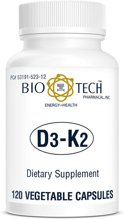 Bio-Tech D3-K2 120 Vegcaps
