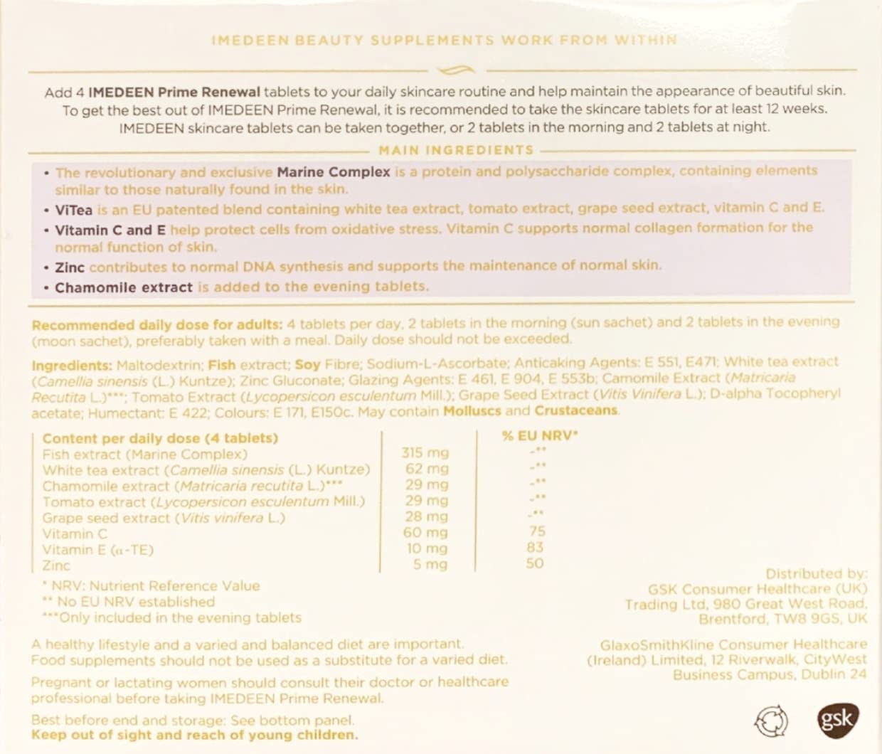 Imedeen Prime Renewal (3 Month Supply) 360 Tablets - görsel 3