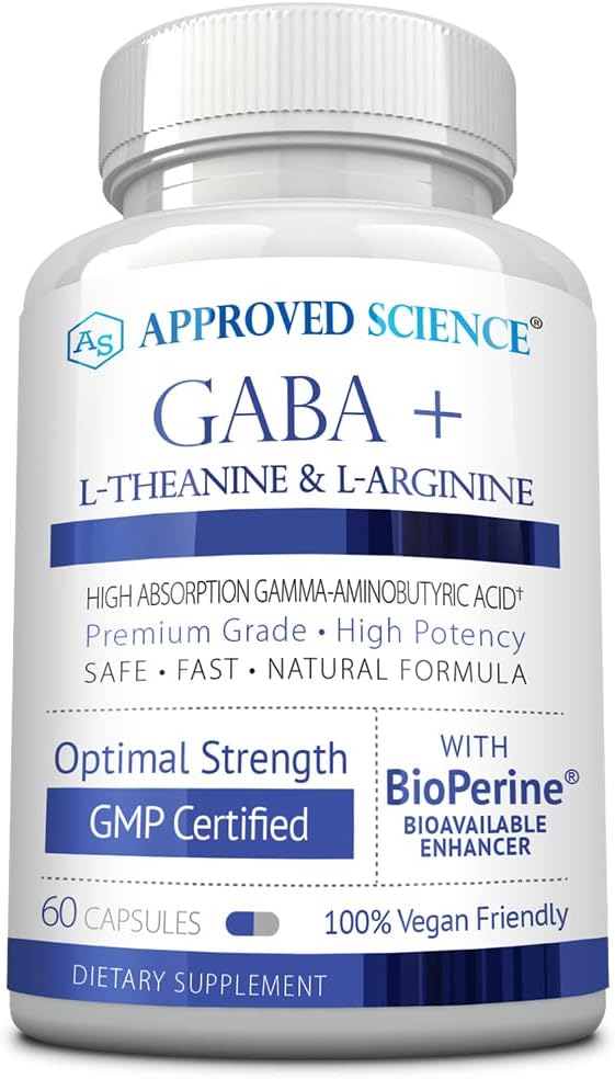 Approved Science GABA+ - Promote Calm, Support Sleep, Enhance Mood - 360 Vegan Capsules - görsel 7