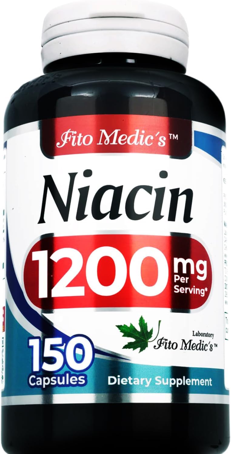 FITO MEDIC'S Lab Niacin Supplement - Vitamin B3, 150 Capsules - görsel 3