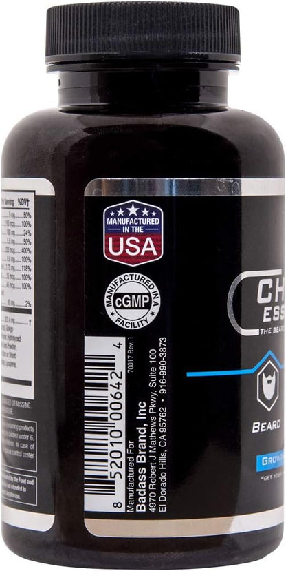 Chuck Essentials - The Bearded Man's Multivitamin for Faster Growing Beard (90 Capsules)
