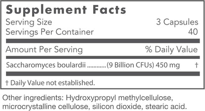 Nutricology Saccharomyces Boulardii Probiotic Supplement – 450mg, 600 Capsules