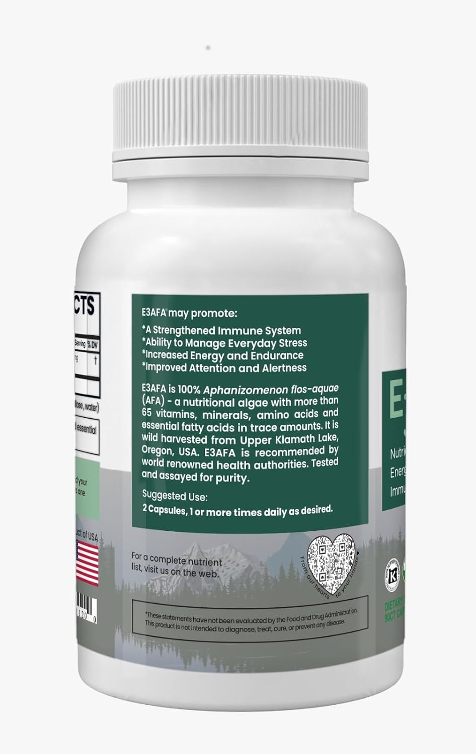 E3LIVE E3AFA 90 Capsules (500mg) - görsel 2