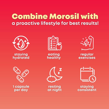 Morosil Supplement – 400mg Moro Red Orange Extract – 60 Veggie Capsules