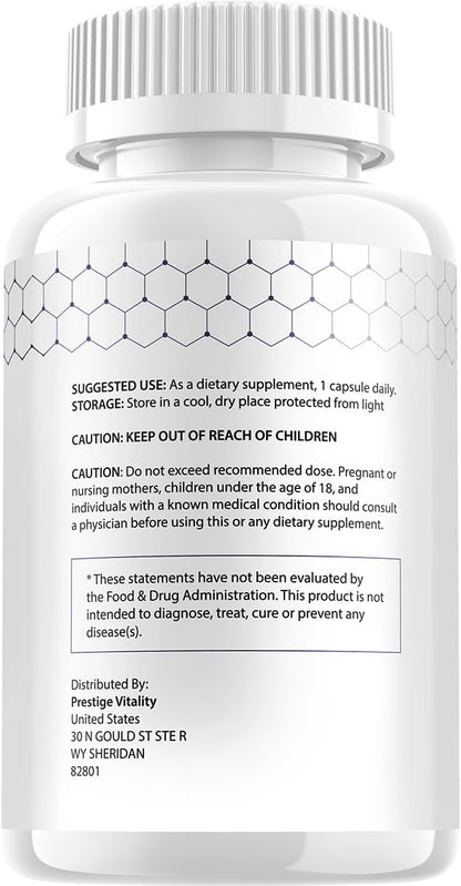 Gluctose Capsules – Advanced Supplement, All-Natural Formula (2 Pack, 120 Capsules)