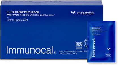 Immunocal Glutathione Precursor – Supports Natural Glutathione Production – Immune & Antioxidant Support – Sugar-Free, Lactose-Free – 30 Servings