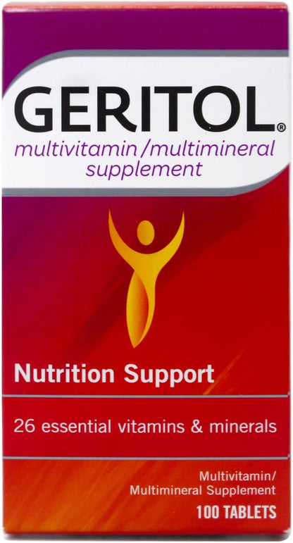 Geritol Multivitamin Nutritional Support – 100 Tablets