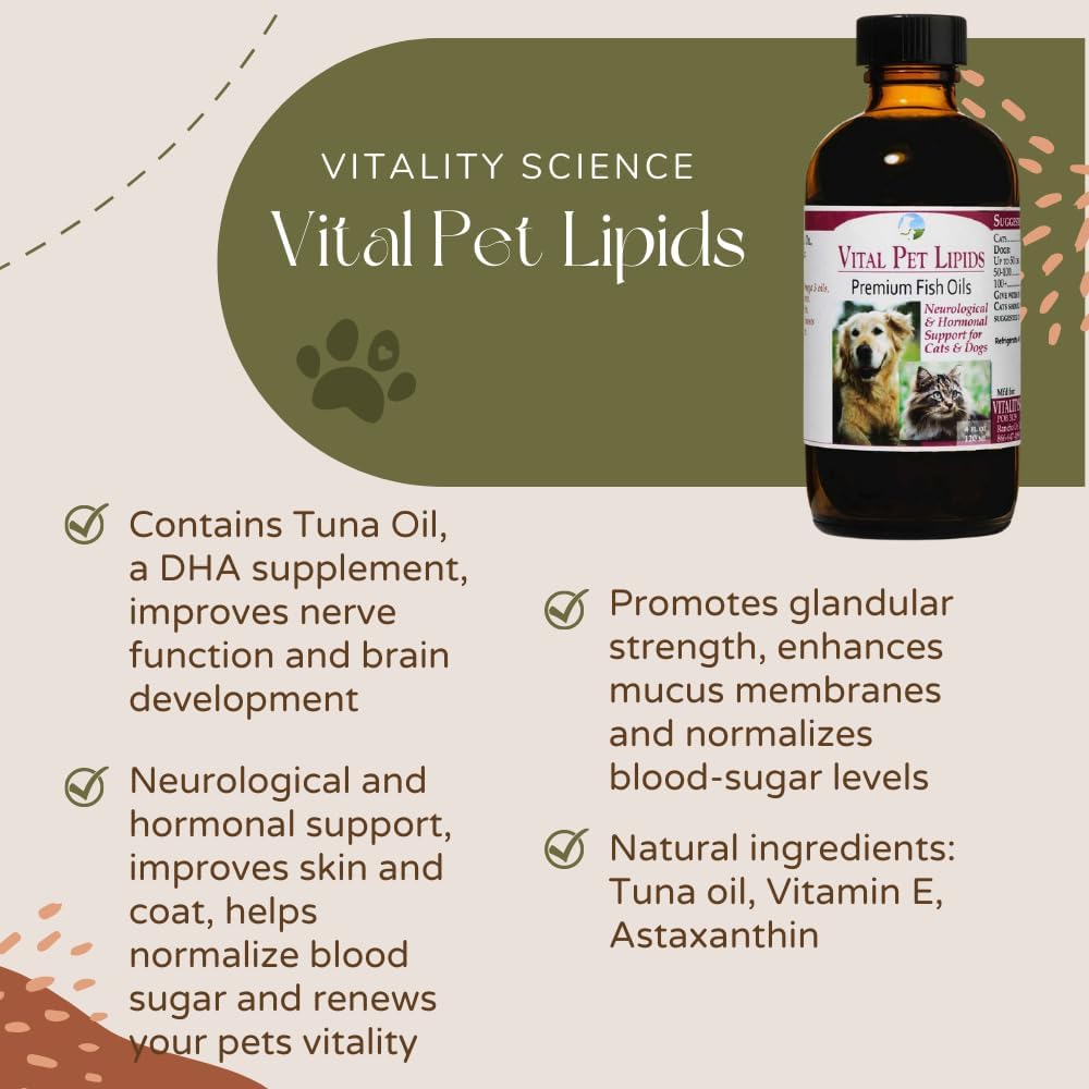 Vital Pet Lipids for Cats and Dogs 118ml - görsel 2