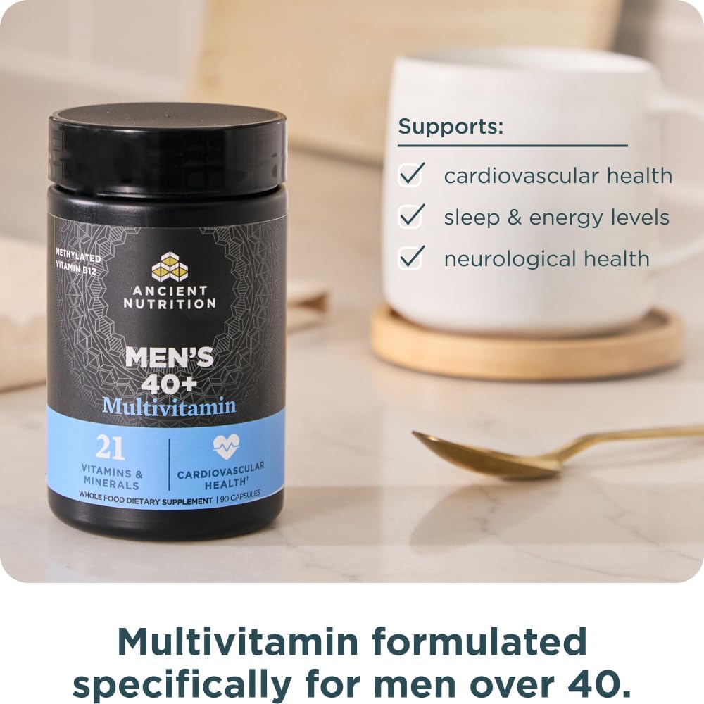 Ancient Nutrition Men's 40+ Multivitamin, 90 Capsules - görsel 5