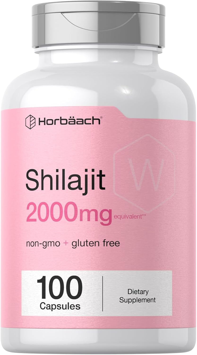 Horbaach Shilajit for Women | 100 Capsules | with Fulvic Acid | Non-GM & Gluten-Free Supplement – Image 1