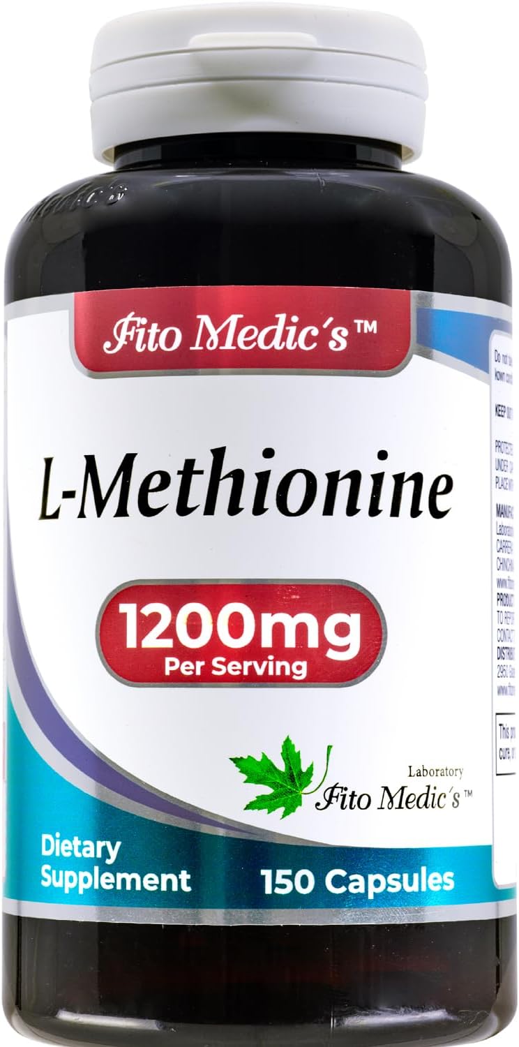 FITO MEDIC'S Lab - Methionine, L-Methionine 1200mg | 150 Capsules - görsel 2