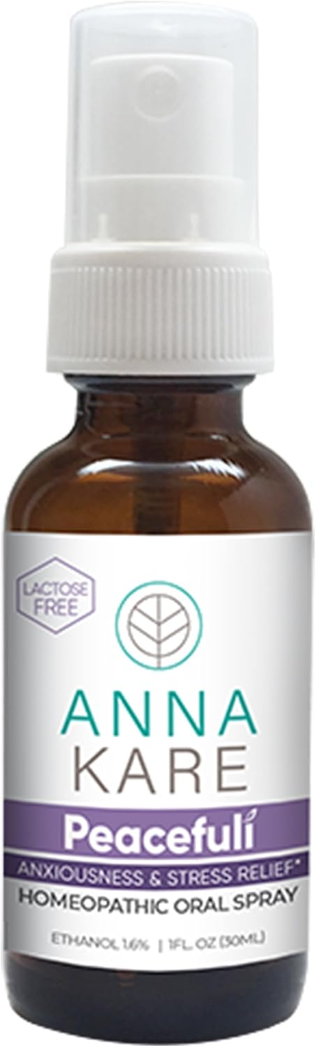 Peacefulí Spray – Natural Homeopathic Support for Emotional Tension & Better Sleep for Women & Men – Readily Absorbed Oral Mist, 30ml - görsel 1
