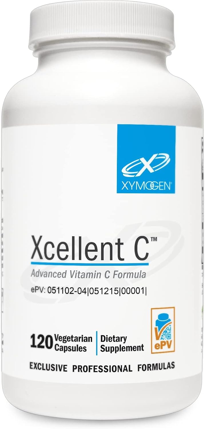 XYMOGEN Xcellent C - 750 mg Vitamin C with BioPerine - 120 Capsules - görsel 1