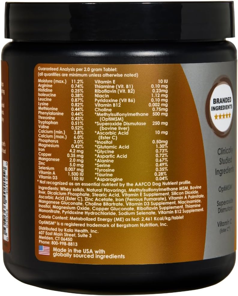 Senior Multivitamin for Dogs – 150 Tablets with MSM, Superoxide Dismutase, Vitamin C & 19 Essential Nutrients – Supports Joint Health & Overall Wellbeing - görsel 2